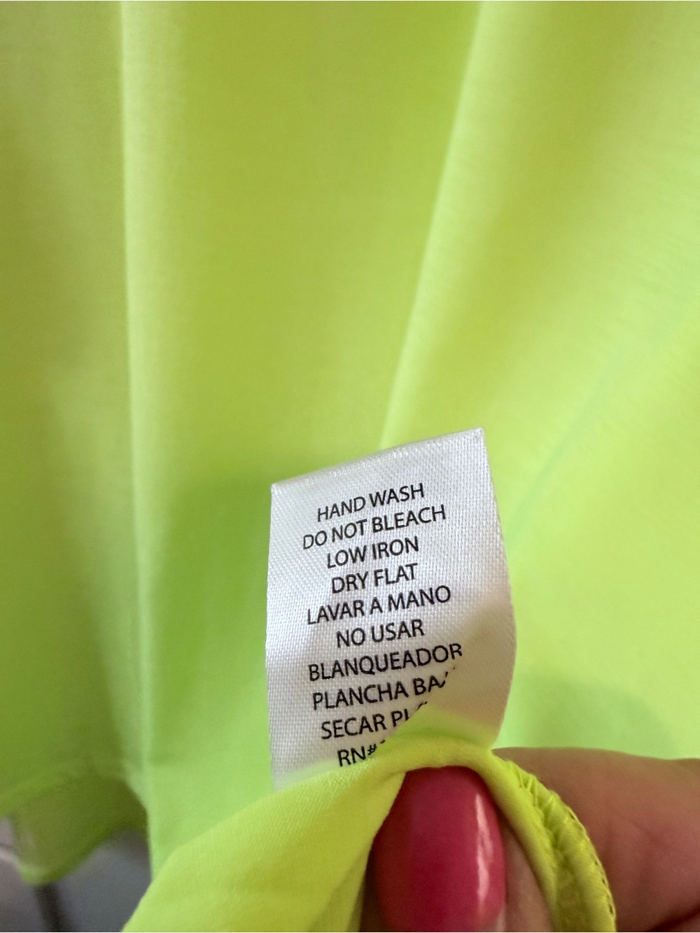 Dear Scarlett Neon Lime Oversized Tunic Top - Picture 6 of 7